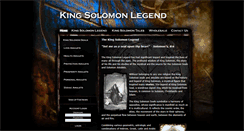 Desktop Screenshot of kingsolomonlegend.com